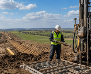 Геологические изыскания для газопровода в Пскове